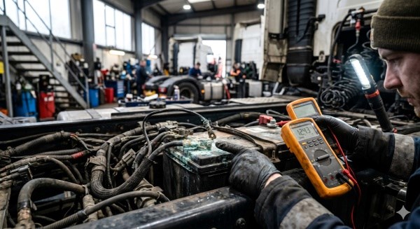 Hidden truck breakdown systems caused by electrical gremlins in heavy-duty fleets