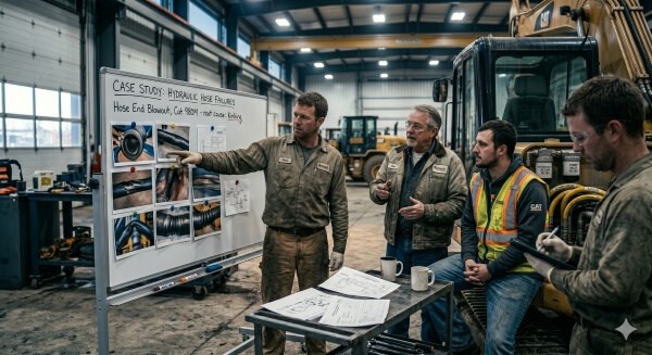 Building awareness around hydraulic system failure prevention in fleet operations
